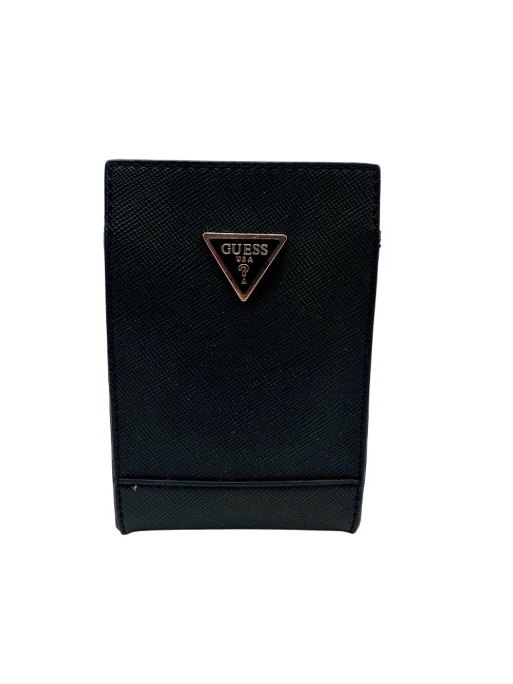 Guess Black Noelle Chit Chat Phone Crossbody Bag